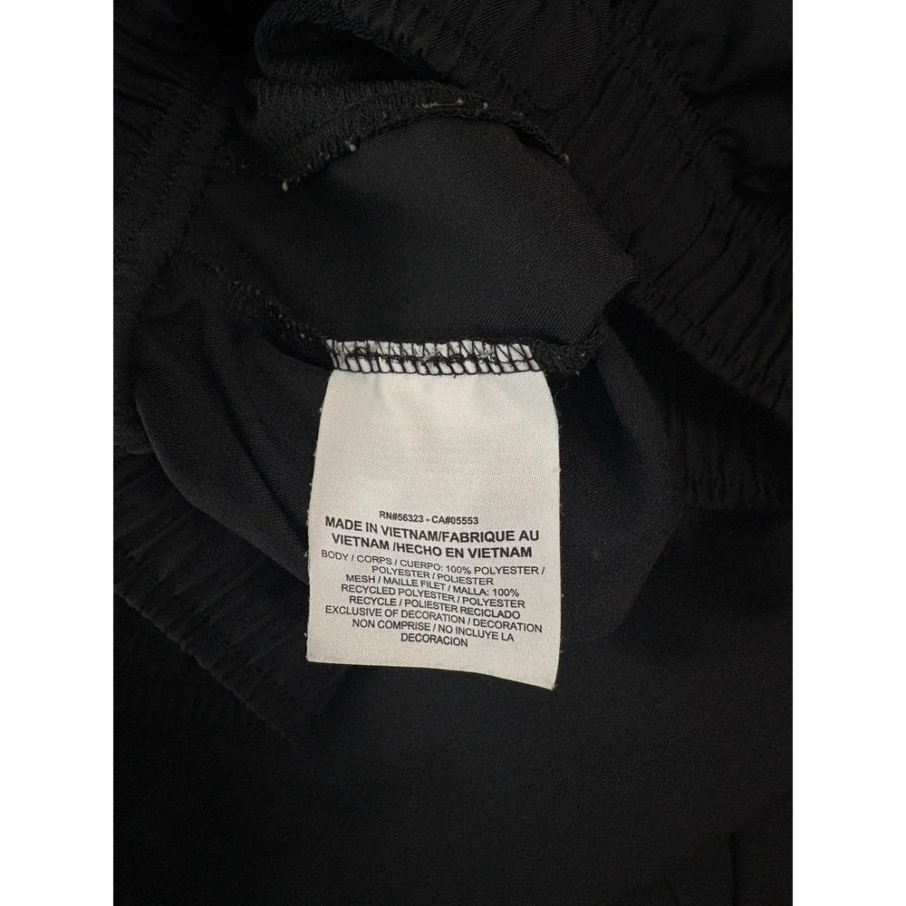 Nike Training Track Pants Mens Size XL Black Dri Fit Drawstring Active Gym
